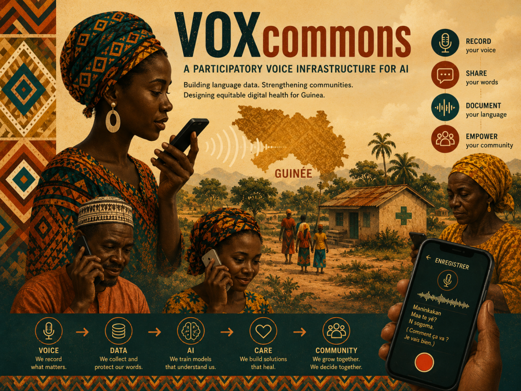 various african people using phones