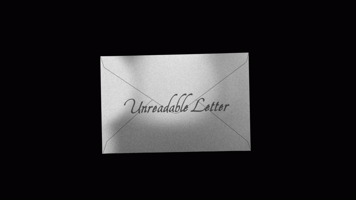 Unreadable Letter