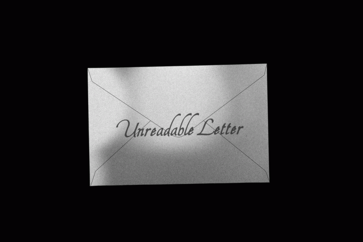Unreadable Letter