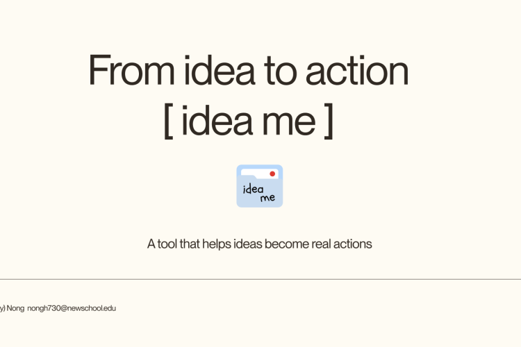 Idea me – From idea to actions.