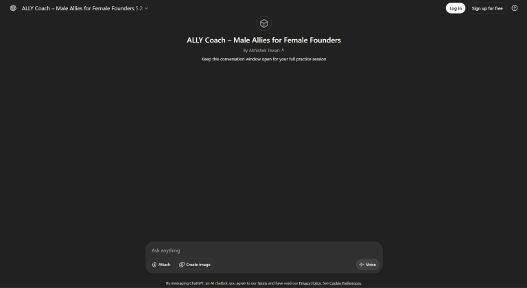 Coalition of Male Allies for Female Founders